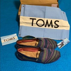 Toms Classics: Blue Balkan Sunset Shoes